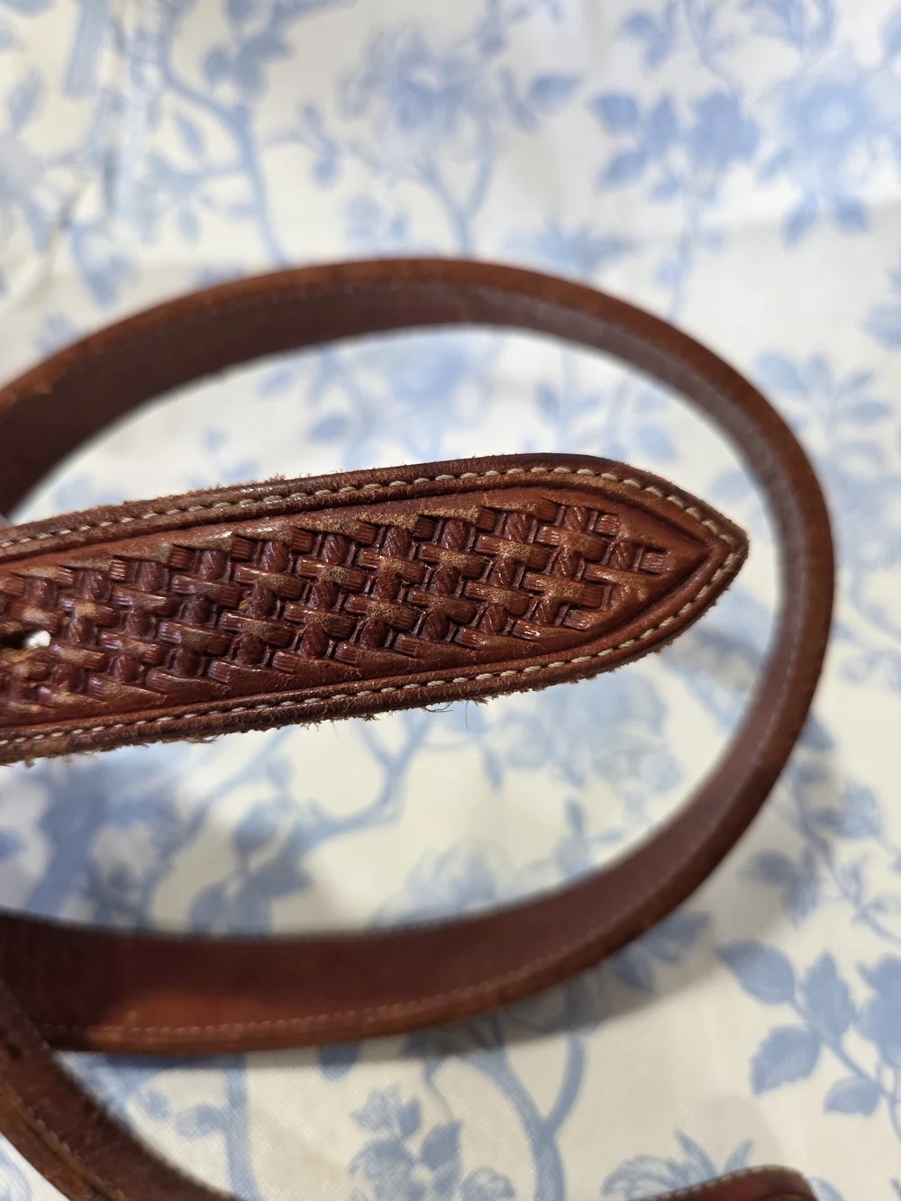 Vogt Basketwoven Leather Belt 30